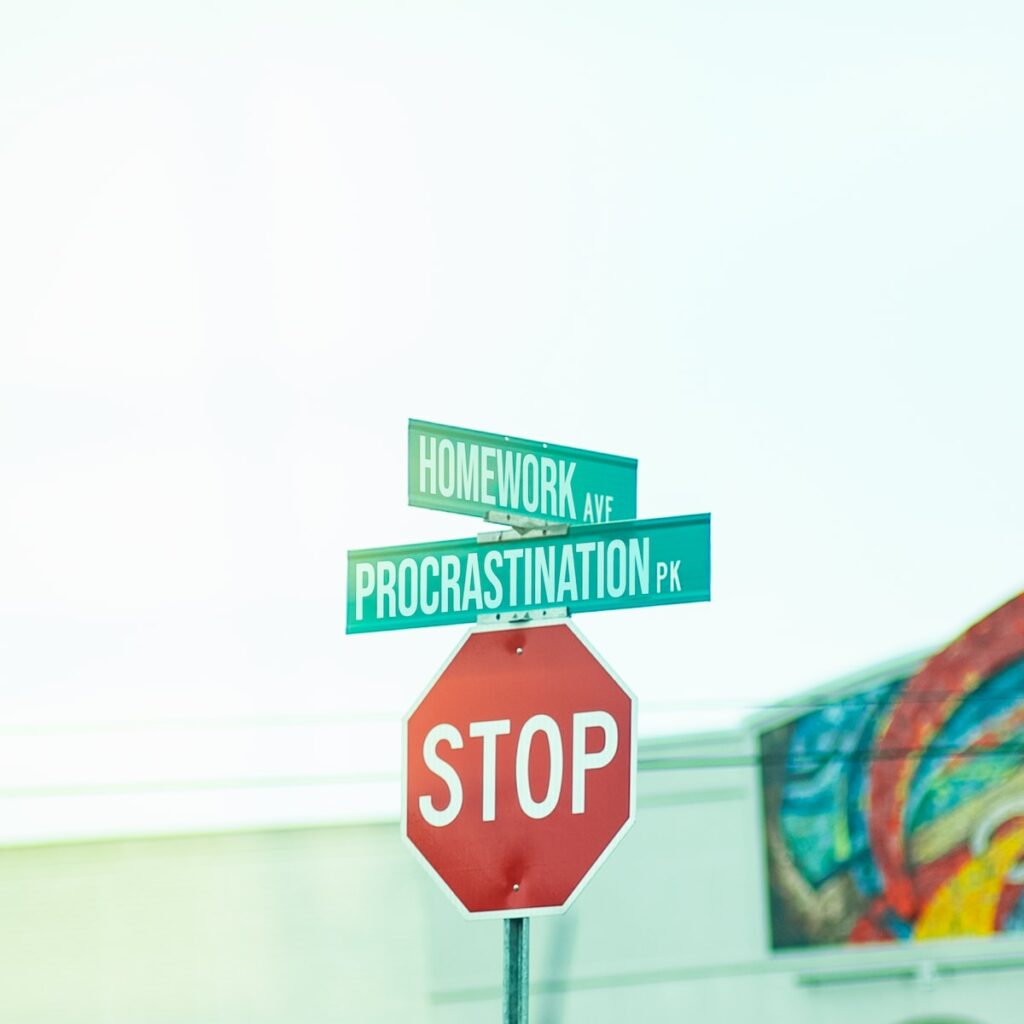 red, white, and green traffic signages